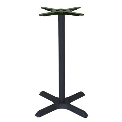 Pied de table pour mange-debout h110cm modèle Dina noir - Restootab