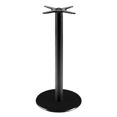 Pied de table pour mange-debout h110cm modèle Rome noir - Restootab