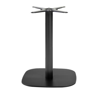 Pied de table pour table rectangulaire, modèle Round noir - Restootab