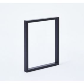 Pied de table rectangulaire Mottez en acier noir H. 110 cm