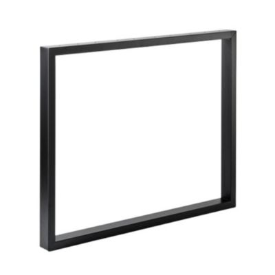 Pied de table rectangulaire Mottez en acier noir H. 71,8 cm
