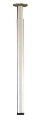 Pied de table réglable brossé H.700/1100 x ø60 cm