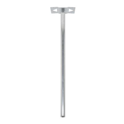 Pied elliptique Aluminium brut