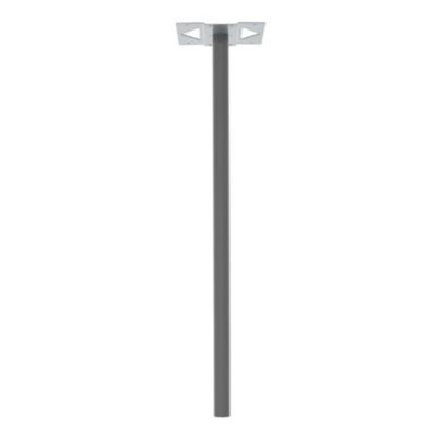 Pied elliptique Gris RAL 7037 M