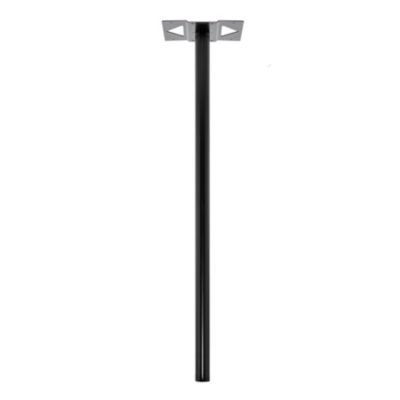 Pied elliptique Noir mat RAL 9005MT30