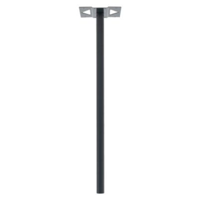 Pied elliptique Noir Sablé RAL 2100 MS