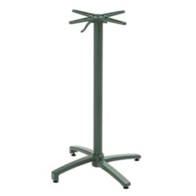 Pied pour table inclinable 108 cm en aluminium vert foncé Klipo  Oviala