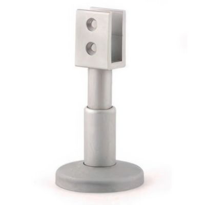 Pied réglable (90-130) en alu (support acier) pour cabines sanitaires panneaux de 10 mm