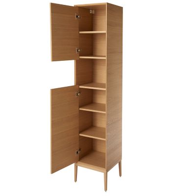 Pieds en chêne pour colonne de salle de bains GoodHome Avela 40 cm