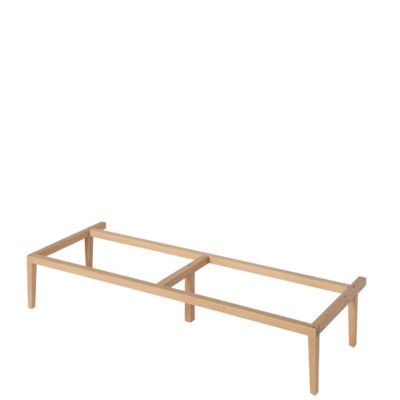 Pieds en chêne pour meuble sous-vasque GoodHome Avela 120 cm