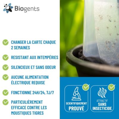 Piège à moustiques Biogents BG-GAT Reflect Tech (lot de 2)