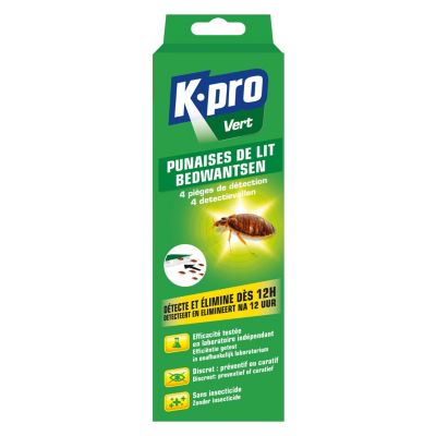 Piège à Punaise de lit étui de 4 Kapo vert