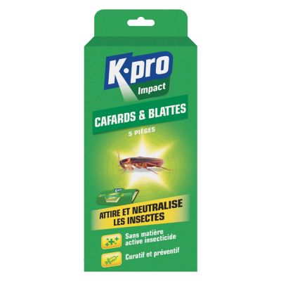 Pièges à cafards et blattes Kapo vert (x 5)