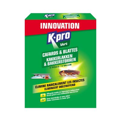 Pièges à Glue Spécial Cafards/Blattes (x5) KAPO Vert