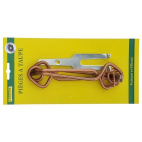Pièges à taupes Putange + tendeur (x 2)