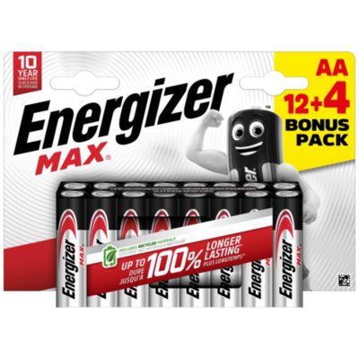 Pile AA LR6 Energizer Max vendue par 16 pièces
