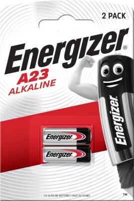 Pile alcaline A23 vendue par 2 Energizer tension 12V non rechargeables