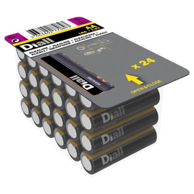 Pile alcaline AA (LR6) Diall, lot de 24