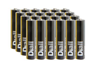 Pile alcaline AAA (LR03) Diall, lot de 24