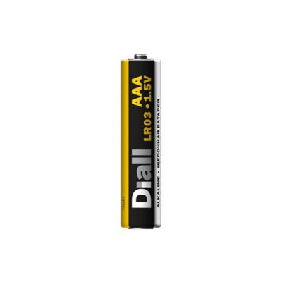 Pile alcaline AAA (LR03) Diall, lot de 4