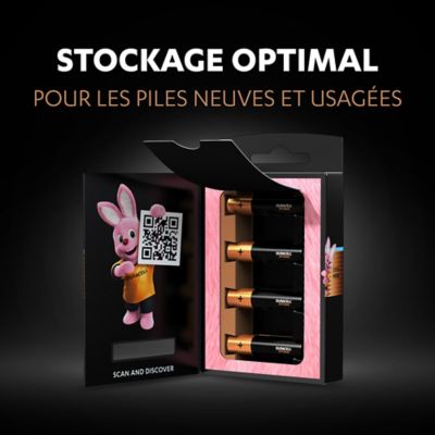 Pile alcaline AAA (LR03) Duracell Optimum, lot de 5