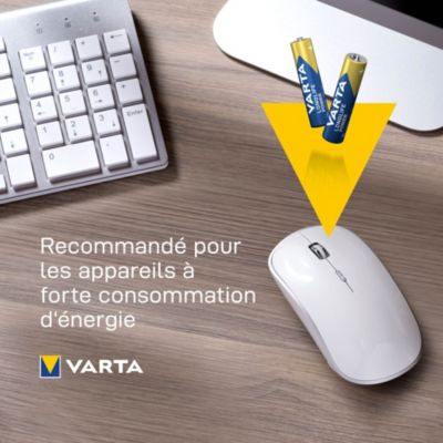Pile alcaline AAA (LR03) Varta Long-life Power, lot de 12