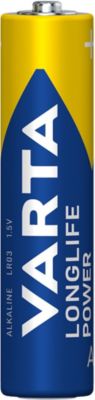 Pile alcaline AAA (LR03) Varta Long-life Power, lot de 24