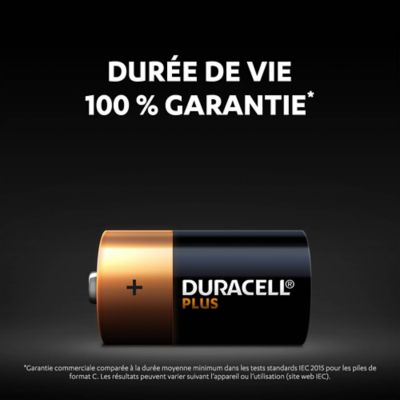 Pile alcaline C (LR14) Duracell Plus, lot de 2