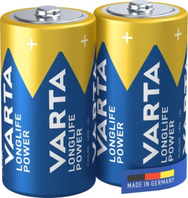 Varta Energy Pack 2 Piles Alcalines C LR14 1.5V