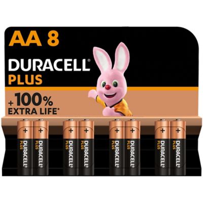 Pile Alcaline Duracell Plus Aa Lr6 Lot De 8 Castorama