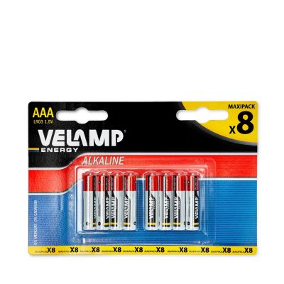 Pile alcaline MINI STILO LR03 AAA 1.5V - Blister de 8