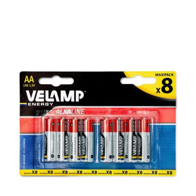 Pile alcaline STILO LR6 AA 1,5V - Blister de 8
