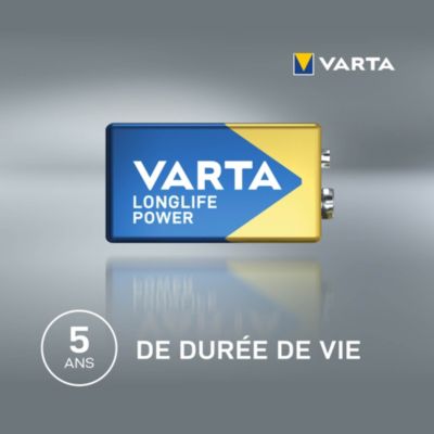 Pile alcaline Varta Long-life Power 9 V - PP3