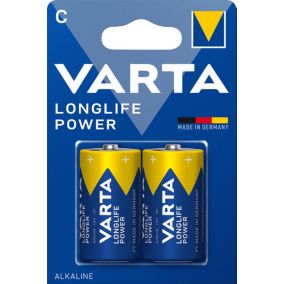 Pile alcaline Varta Long-life Power C - LR14, lot de 2