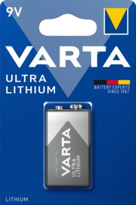 Pile lithium 9v (PP3)  sécuritémarché.fr - Ultra Secure France