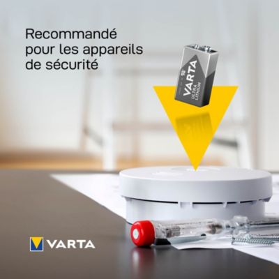 Pile au lithium 9V (PP3) Varta, lot de 1