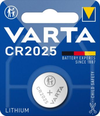 Pile au lithium CR2025 Varta, lot de 1