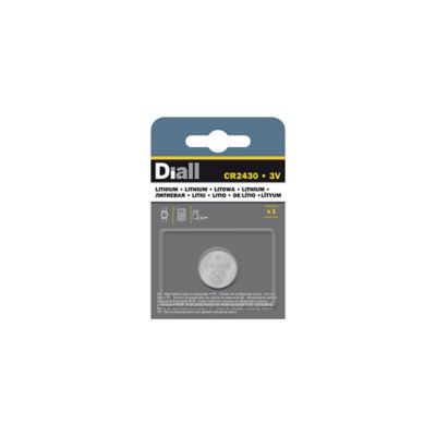 Pile au lithium CR2430 Diall, lot de 1