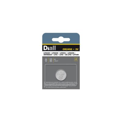 Pile au lithium CR2450 Diall, lot de 1