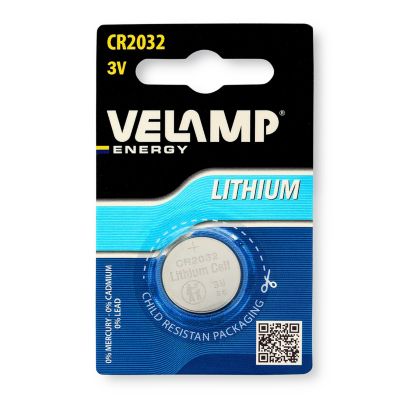 Pile bouton au lithium CR2032, 3V 210mAh