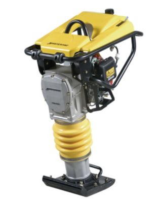 Pilon vibrant 12,8 kN, Honda 3 CV, semelle 350x285 mm
