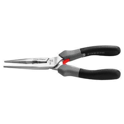 Pince à bec 1/2 ronde coudée standard Facom 160 mm