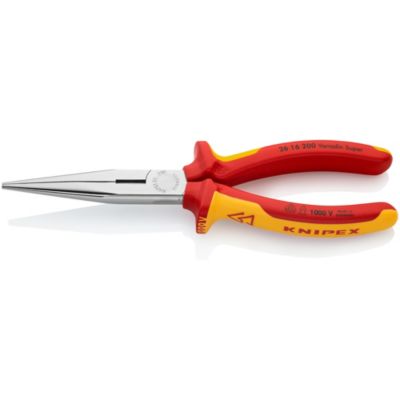 Pince à bec isolée demi-ronde Knipex 200 mm