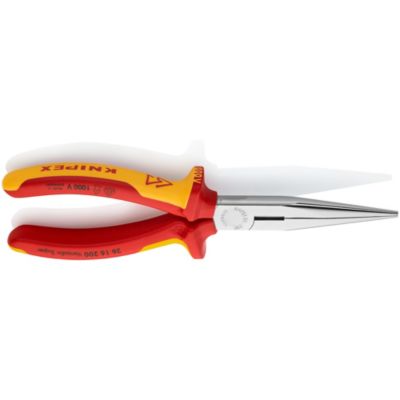 Pince à bec isolée demi-ronde Knipex 200 mm