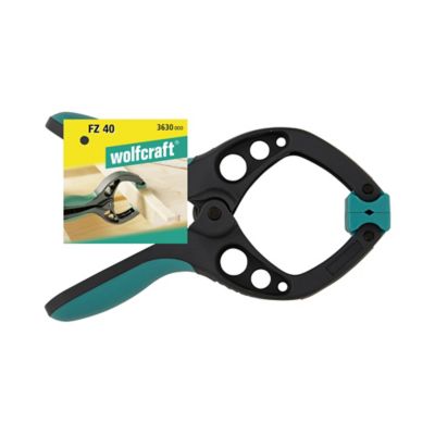 Pince à ressort bi-matière Wolfcraft FZ 40 mm