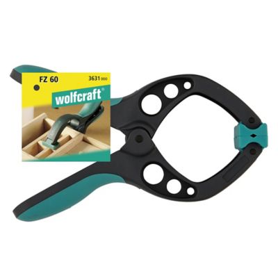Pince à ressort bi-matière Wolfcraft FZ 60 mm