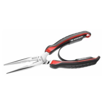 Pince à bec demi-rond long 200 mm - 185A.20CPE