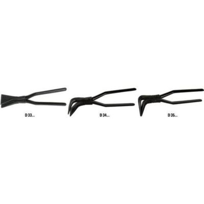 Pince à border droite D331-60 Erdi, 270 mm, acier revêtu noir