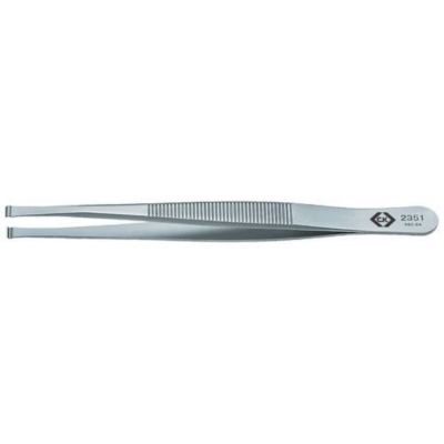 Pince brucelle de montage 582 SA arrondie 115 mm T2351
