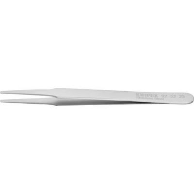 Pince brucelle de précision Knipex 92 52 23, plate à pointes rondes, 120 mm